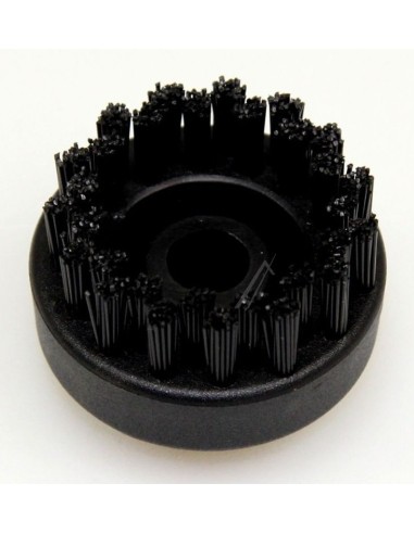 Brosse Ronde Noire D45 pour Nettoyeurs Vapeur Domena