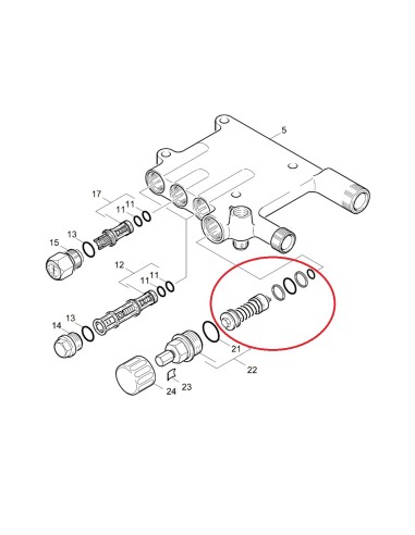 Soupape de Recyclage pour Nettoyeur Haute Pression Kärcher
