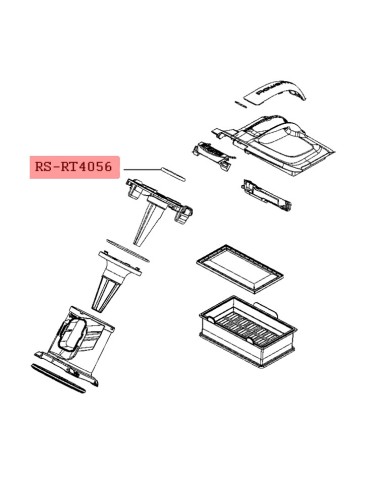 Joint Supérieur du Support de Grille pour Aspirateur Silence Force Multicyclonic / Ergo Cyclonic Rowenta