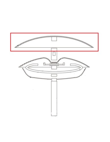 Couvercle pour Parasol Chauffant CT3000/S Alpatec