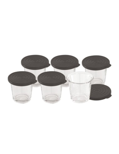 Lot de 6 Verrines pour Cuisseur Cookeo Moulinex