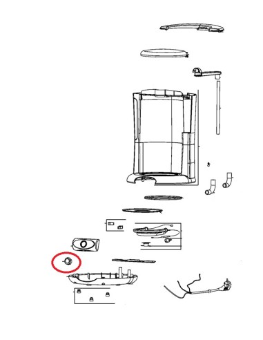 Interrupteur pour Cafetière Principio Moulinex