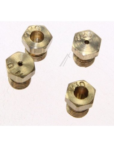 4 Injecteurs Gaz Naturel pour Cuisinière CFF1031C Fagor