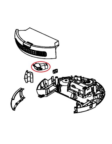 Moteur Brossette Gauche pour Aspirateur Robot Rowenta Rowenta 