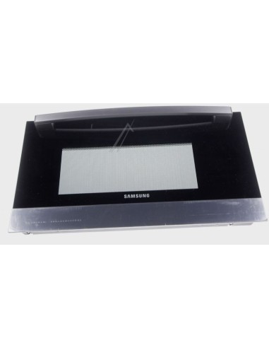 Porte MO Noir Complète et Assemblée pour Four Micro-Ondes FW113T002 Samsung