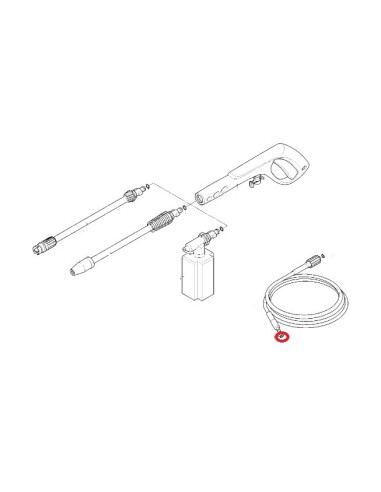 Joint Torique pour Nettoyeur Haute Pression Black & Decker