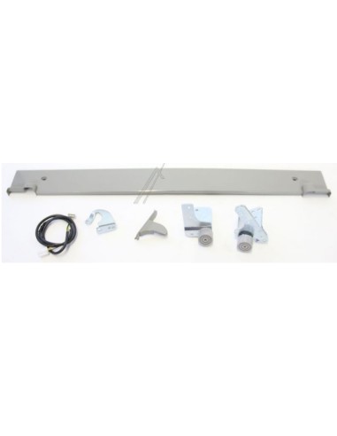 Kit Réversible Porte Gauche Inox pour Réfrigérateur Congélateur Whirlpool