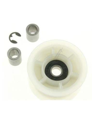 Kit Poulie Tendeur + Circlips pour Sèche-Linge  Whirlpool LADEN