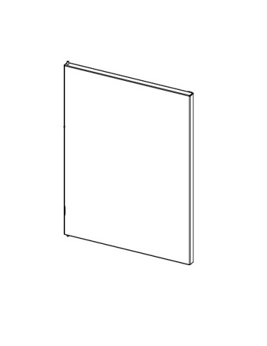 Porte Gauche Sans Poignée Gris Foncé pour Barbecue Campingaz