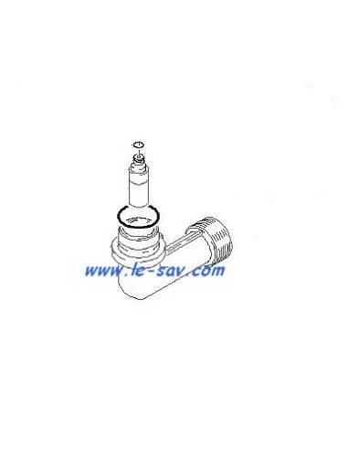 Coude Intermédiaire Raccordement pour Nettoyeur Haute Pression K3.86 Kärcher