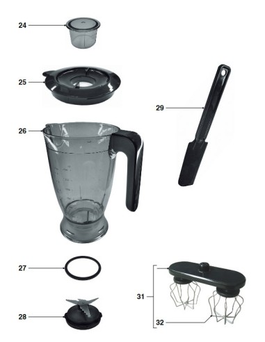 Joint de Bol pour Robot de Cuisine Philips