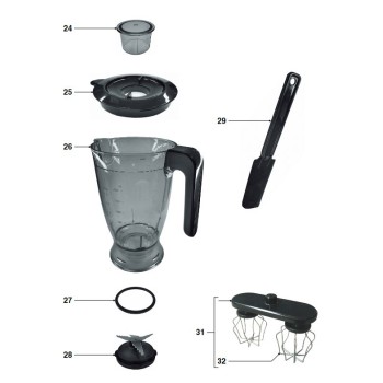 Joint de Bol pour Robot de Cuisine Philips
