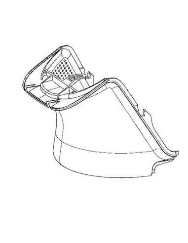Boitier Avant Blanc pour Robot Moulinex