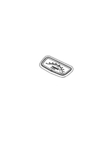 Thermomètre avec 2 cadrans Chrome et Noir pour Barbecue Campingaz
