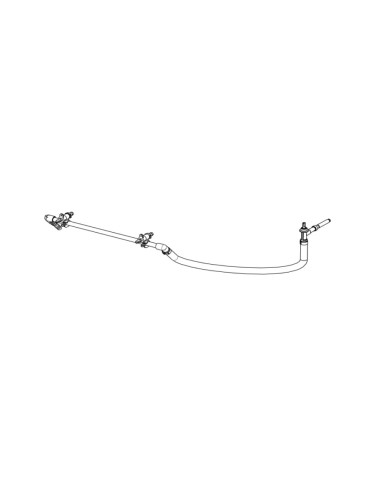 Tubulure Réchaud 28Mb pour Barbecue Campingaz
