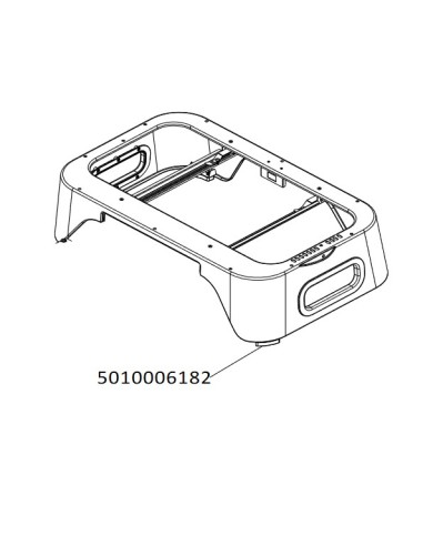 Pied X4 Caoutchouc + Vis pour Barbecue Campingaz