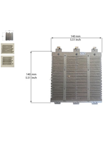 Résistance Latérale 3 Cosses pour Grille Pain Le Toaster 2 11516 / 11503 Magimix