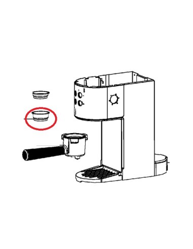 Filtre 2 Tasse pour Machine à Café EXPRESSO VIRTUOSO Krups
