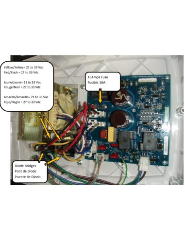 Carte Electronique pour Traitement de L'eau Salt&Swim Hayward