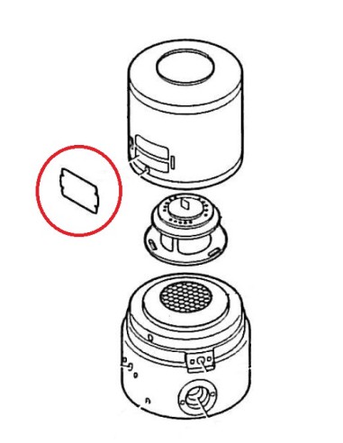 Vitre Mica pour Poële à Pétrole Zibro