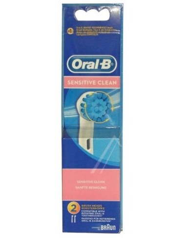 Brosse à Dent Precision Clean Sensitive X2 pour Hydropulseur Braun