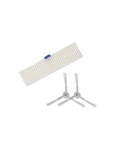 Filtre + Brossettes x2 pour Aspirateur Robot Rowenta