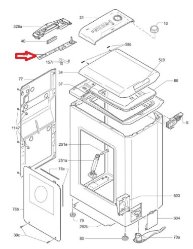 Module de Puissance Programée 3PH GEN2 pour Lave-Linge Candy