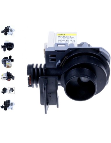 Pompe de Vidange avec clapet antiretour pour Lave-vaisselle Electrolux AEG