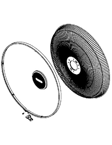 Grille Avant pour Ventilateur Rowenta