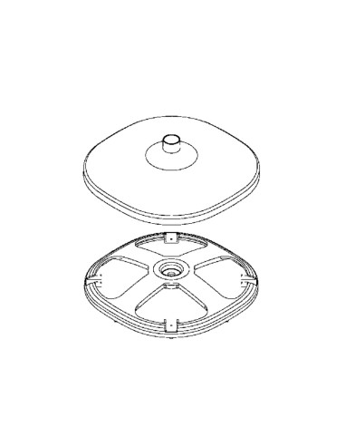 Socle Noir pour Ventilateur Rowenta Essential+ anti-moustique
