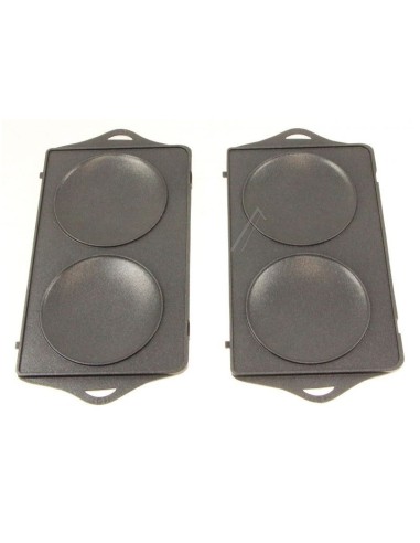 Plaque Pancakes x2 pour Appareil Croque Monsieur Moulinex