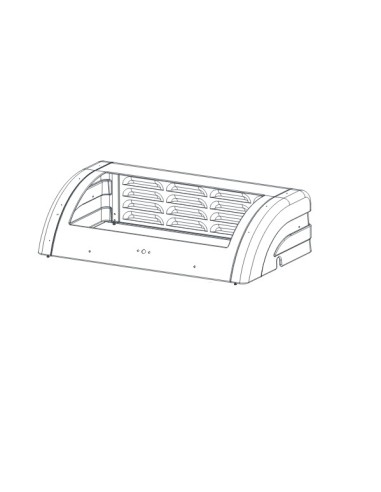 Couvercle Side Burner pour Barbecue Cline 2400 / 2400S / 2400D Campingaz