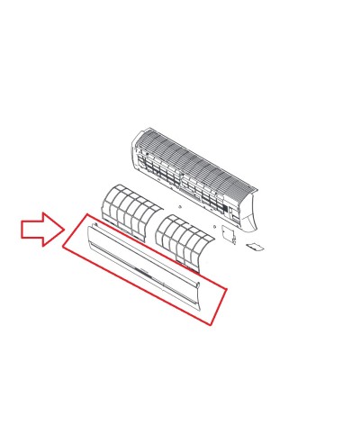 Volet Avant pour Climatiseur Hitachi