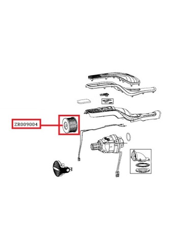 Filtre Moteur pour Aspirateur à Main Air ROWENTA