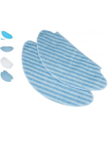 Serpillière Bleu x2 pour Aspirateur Robot ROWENTA  