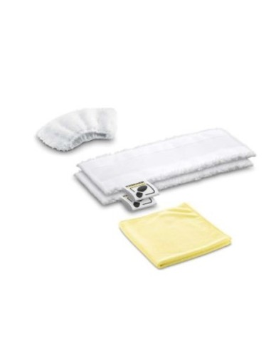 Set de Chiffon Microfibre Cuisine Easyfix 4 Piéces pour Nettoyeur Vapeur KARCHER