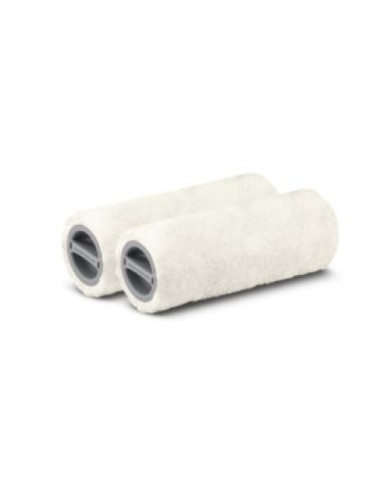 Jeu de Rouleaux En Bois Sans Microfibre pour Aspirateur Brosseur KARCHER