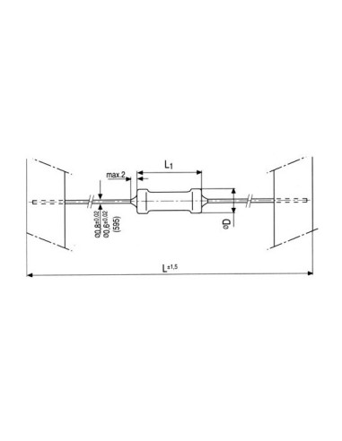 Résistance 180R2.0W pour Téléviseur SAMSUNG