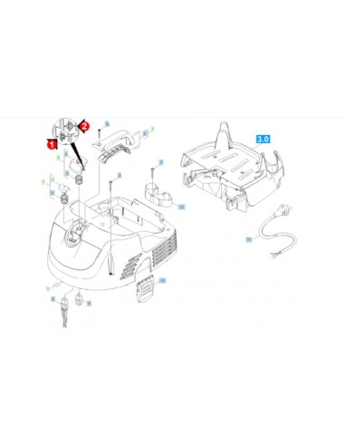 Capot  CPL Uniquement pour le Remplacement pour Aspirateur Eau et Poussiére Karcher 