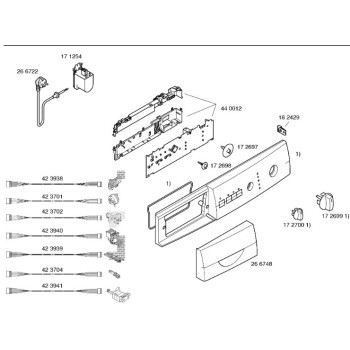 Bouton Programmateur pour Lave Linge Bosch 