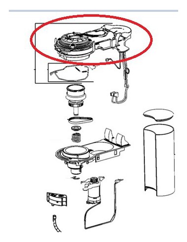 Résistante + Diffuseur pour Machine à Café Expresso Nespresso KRUPS