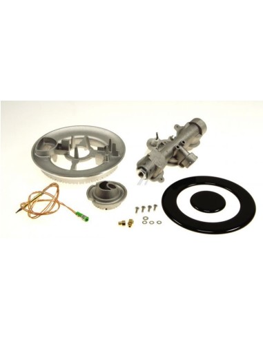 Kit Bruleur Wok 2 Complet Gaz Naturel + Butane 50HZ pour Cuisiniére FALCON