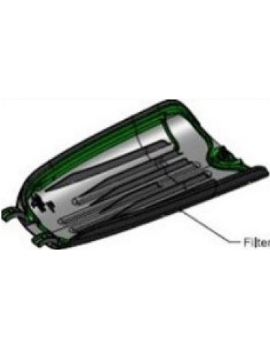 Couvercle Arriére Sac Filtre VK200 pour VK200 VORWERK 