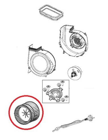 Turbine pour Purificateur D'air ROWENTA