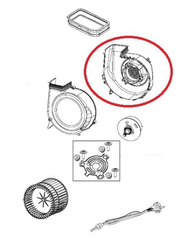 Volute Droite pour Purificateur D'air ROWENTA