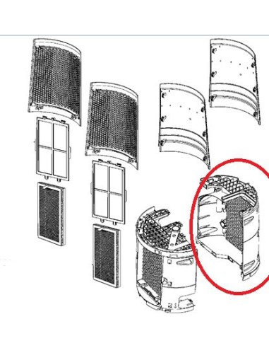 Carte Gauche pour Purificateur d'Air ROWENTA 
