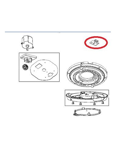 Carte Electronique pour Purificateur d'Air ROWENTA
