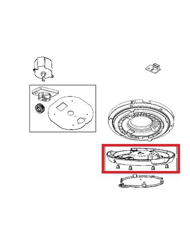 Socle + Patin x4 pour Purificateur D'Air ROWENTA