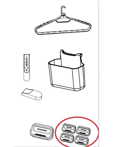 Petite Pince pour Cabine de Défroissage ROWENTA 