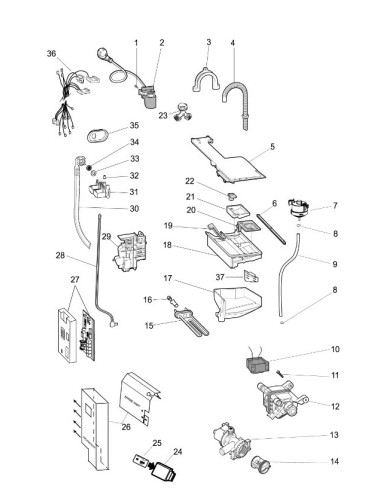 Carte Programmée pour Machine à Laver WHIRLPOOL